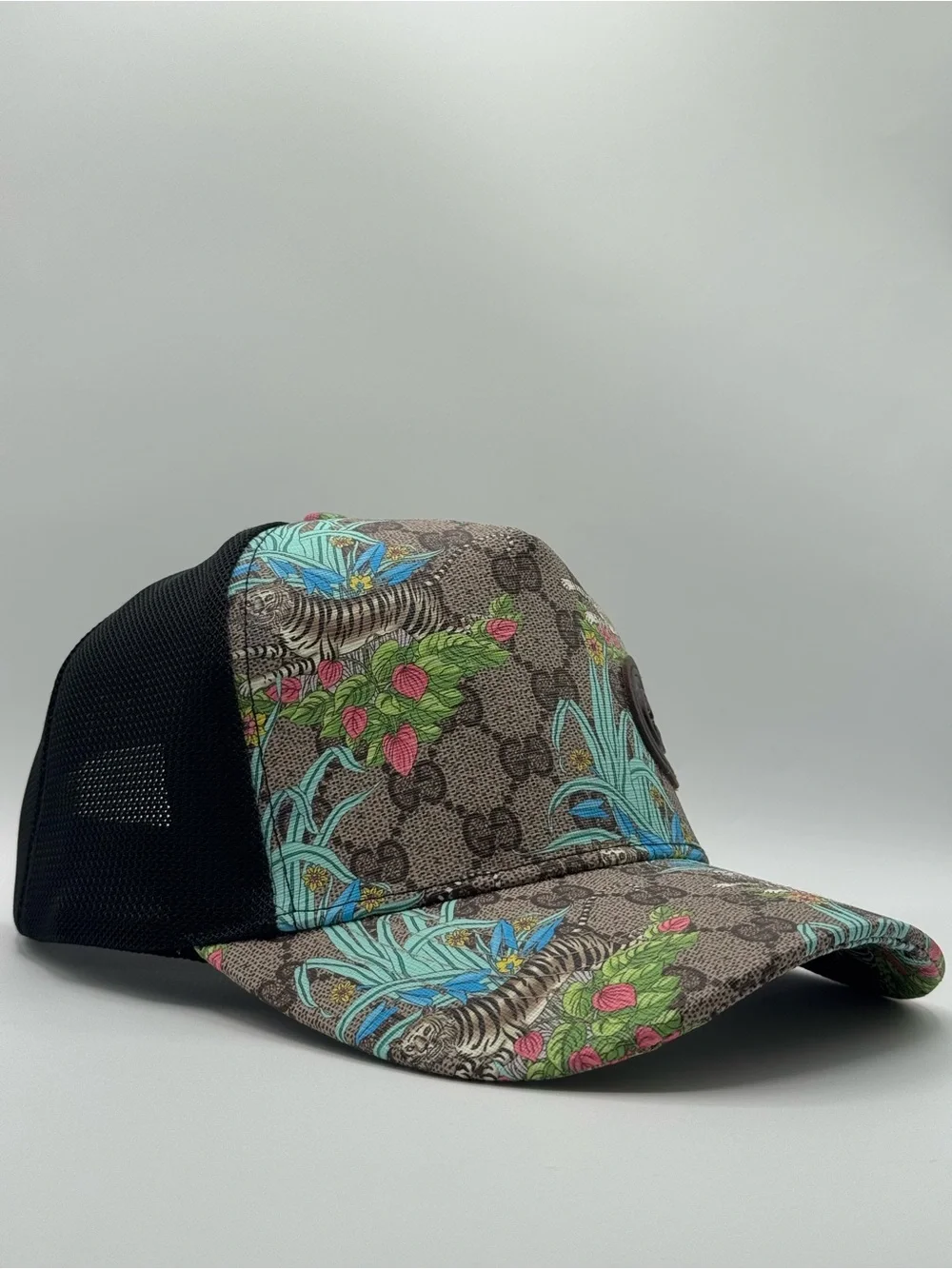 Gucci Tropical Tiger Trucker Hat